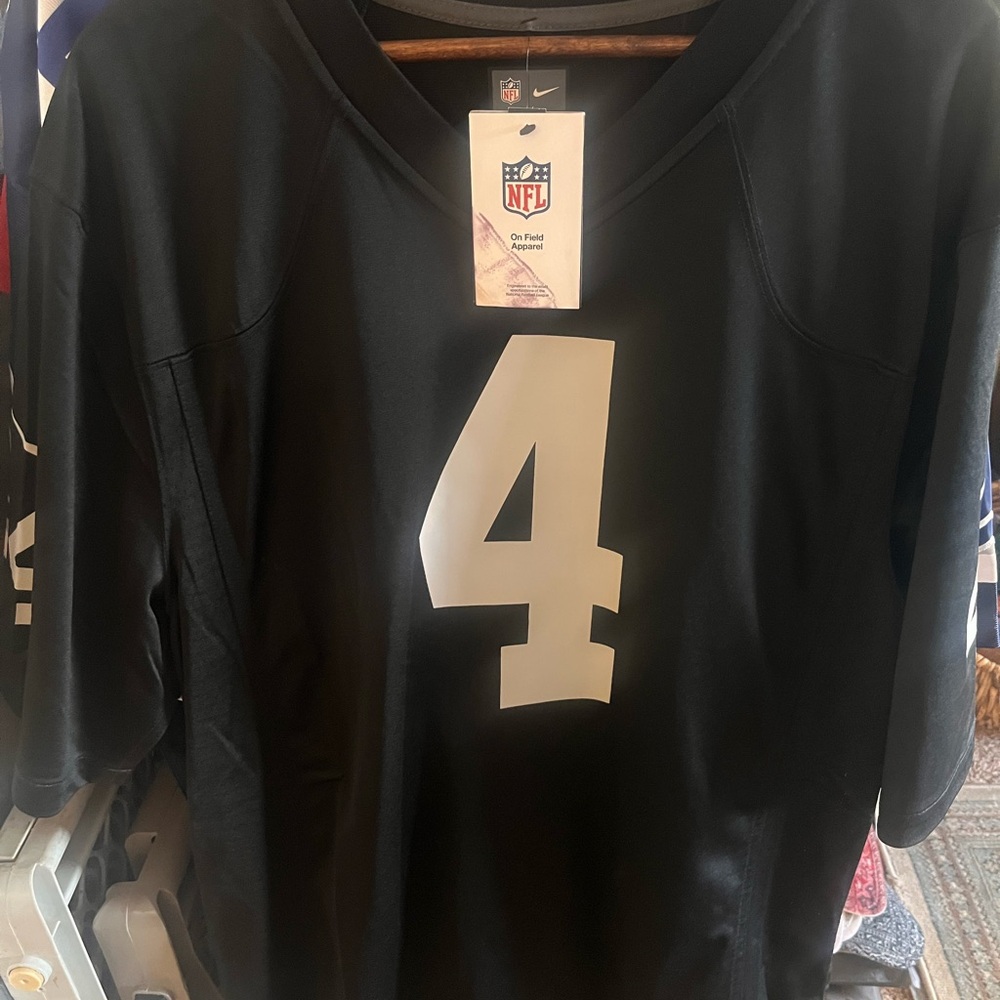 NFL Black Raider Jersey Derek Carr # 4
